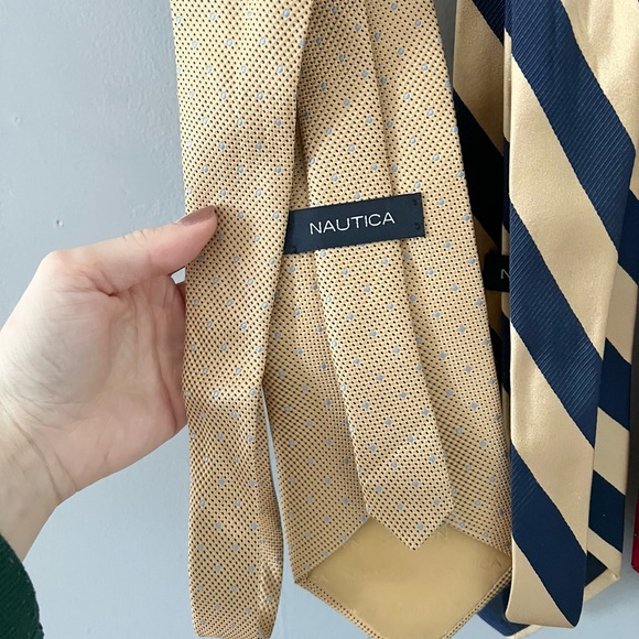 Nautica Mens Ties Bundle All 100% Silk - Picture 5 of 6
